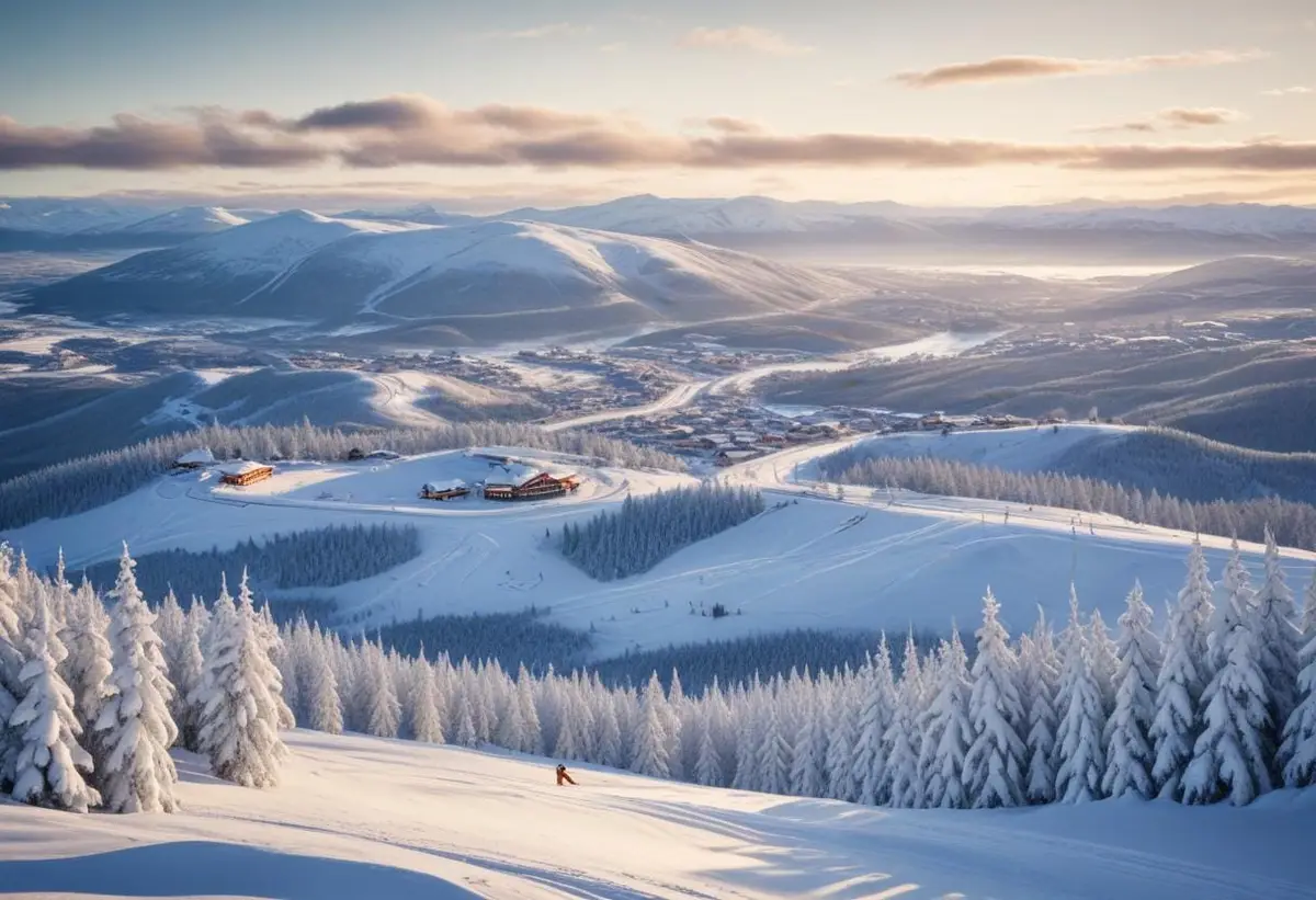 Upptäck Hafjell pistkarta och hitta dina favoritbackar! illustration