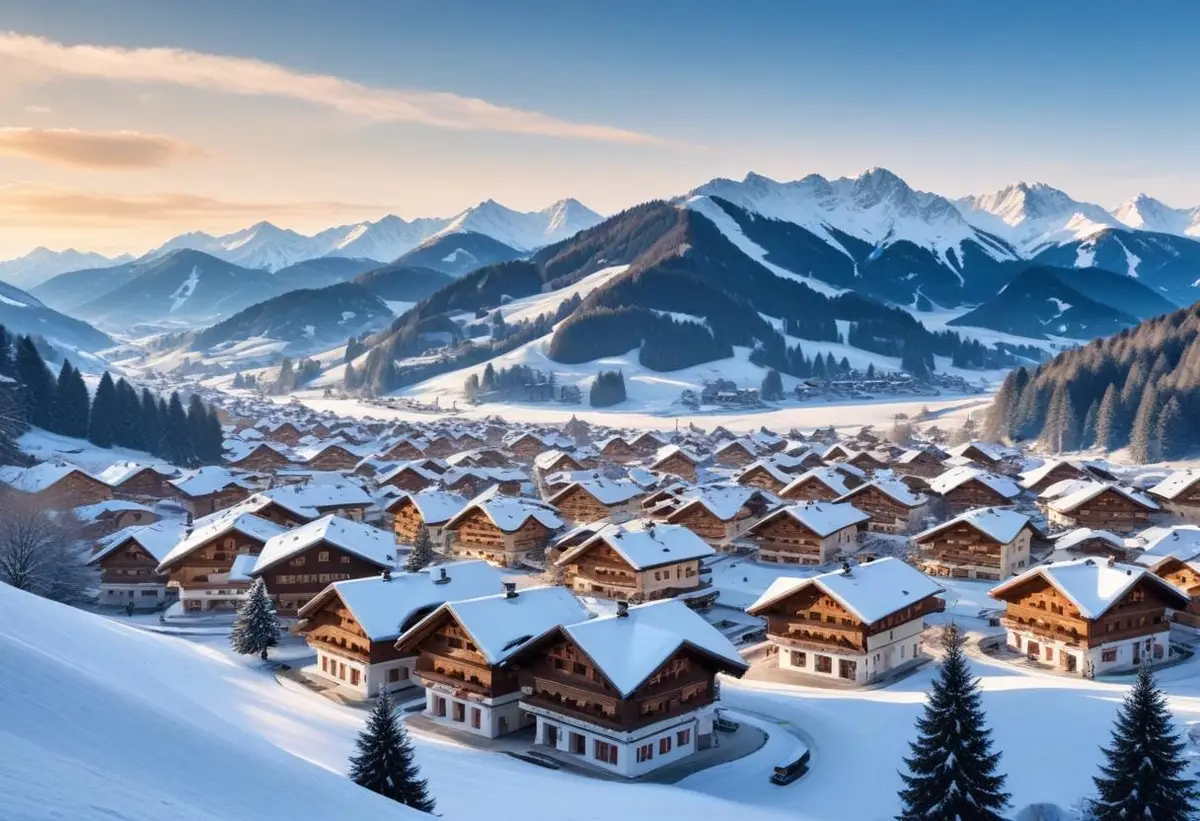Kitzbühel – en skidort för alla äventyr! illustration