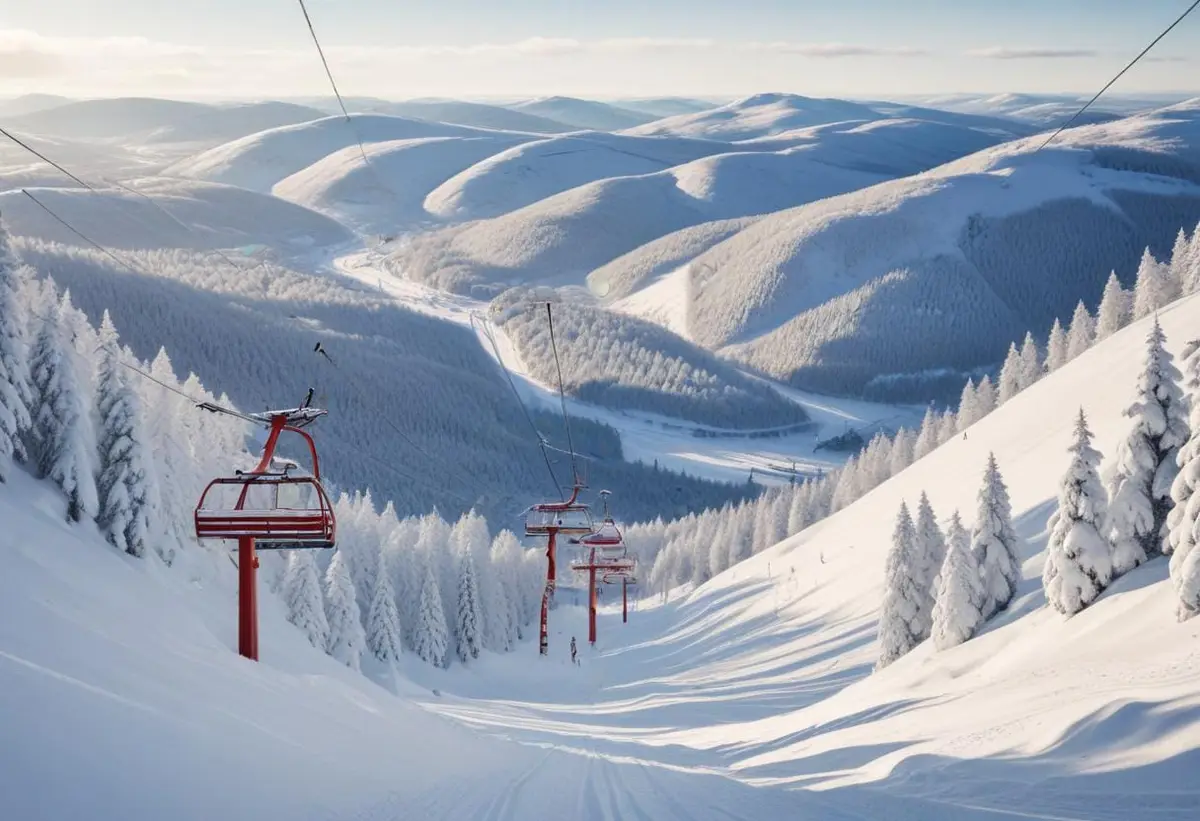 Kungsberget – skidparadiset bara två timmar bort illustration