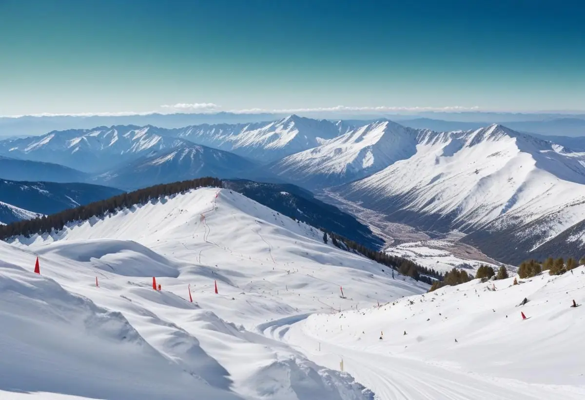 Sierra Nevada – en skidupplevelse utöver det vanliga illustration
