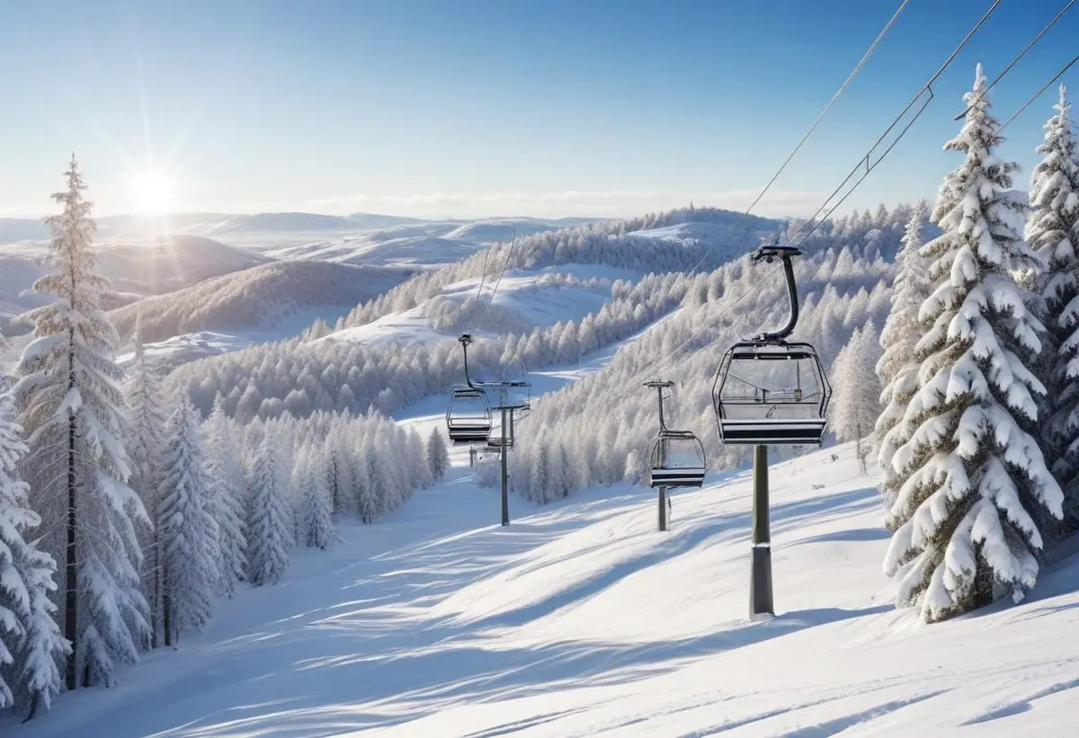 Snödjupet på Kungsberget – perfekt för skidsäsongen! illustration