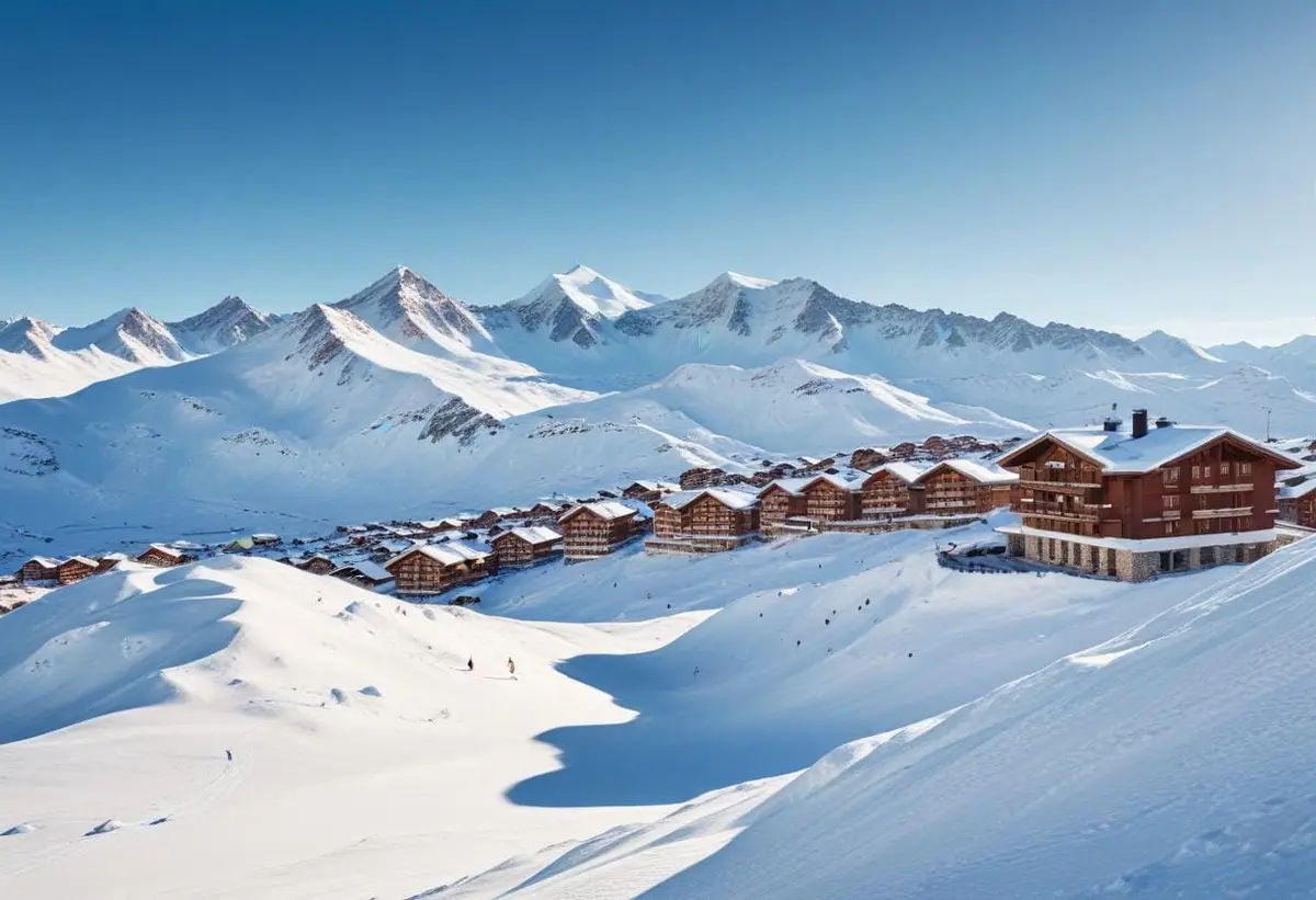 Snödjupet i Val Thorens – en dröm för skidåkare! illustration