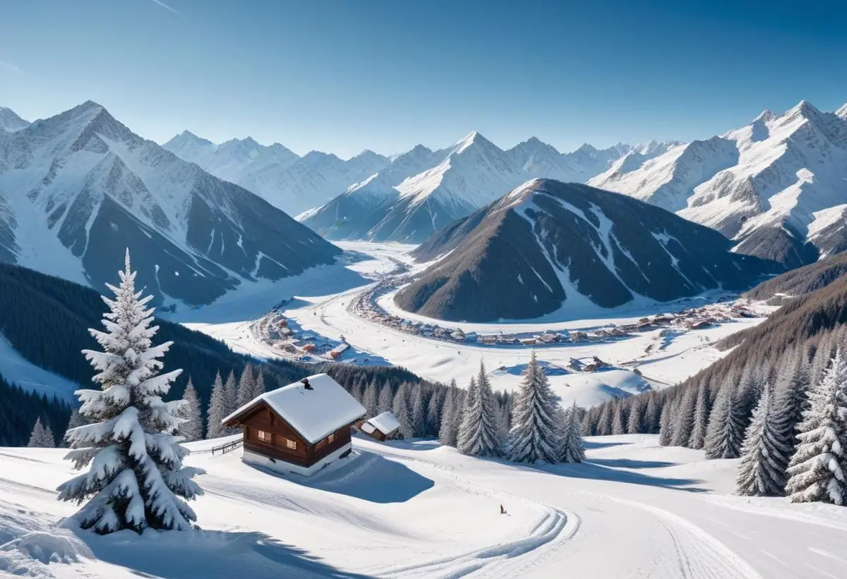 Sölden – en skidort som charmar alla! illustration